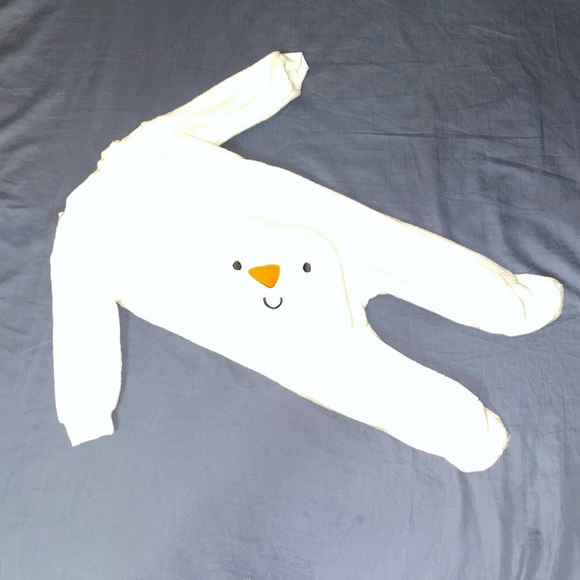 Koala Kids 3/6 month Snowman matching outfit, pjs - Picture 6 of 8